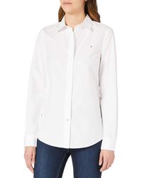 Tommy Hilfiger Org Cotton Regular Shirt Ls Chemise Femme