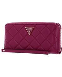 Guess - Cessily Large Zip Around Wallet - Lyst