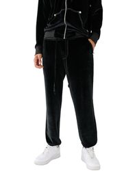 True Religion - Velour Big T Jogger Sweatpants - Lyst
