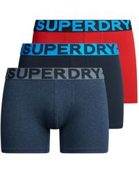 Superdry - Boxer Triple Pack Boxershorts - Lyst