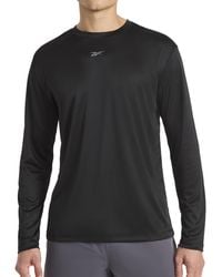 Reebok - Apparel S Id Train Long Sleeve Tech Crewneck T-shirt - Lyst