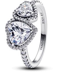 PANDORA - Ring Sterling Zilver 925 193659c01-54 54 - Lyst