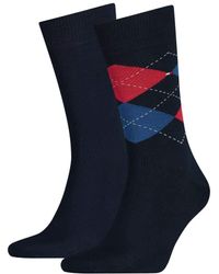 Tommy Hilfiger - TH MEN CHECK 2P Socken - Lyst