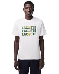 Lacoste - Shirt - Weiß - Lyst