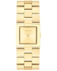 Calvin Klein - Reloj De Movimiento De Cuarzo De Dos Manecillas para Mujer Colección CK Meridian con Correa de Acero Inoxidable de - Lyst