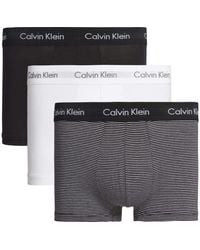 Calvin Klein - Calzoncillos bóxer Hombre Pack de 3 Low Rise Trunks Ropa Interior - Lyst