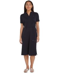 Tommy Hilfiger - Robe Polo Midi Dress ches Courtes - Lyst