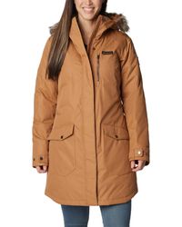 Columbia - Coat Suttle Mountaintm Long Insulated Jacket Brown S Woman - Lyst