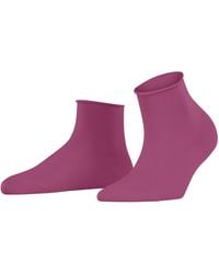 FALKE - Socken Cotton Touch W Sso Baumwolle einfarbig 1 Paar - Lyst