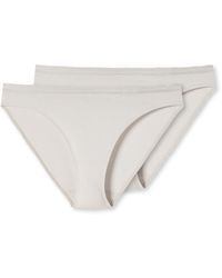 Schiesser - 2 Pack Slip Spitze-Cotton Mix Unterwäsche - Lyst