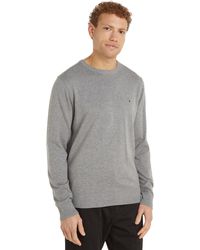 Tommy Hilfiger - Essential Cotton Crew Neck Mw0mw14748 Pullover Sweater - Lyst