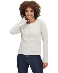 Betty Barclay - Shirtjacke mit Struktur Grau Beige,48 - Lyst