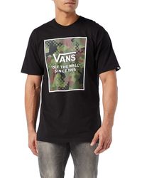 Vans - Camo Check Boxed Fill-b T-shirt - Lyst