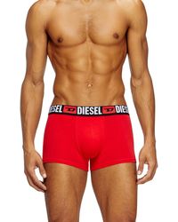DIESEL - Retropants Im Dreierpack Mit Umlaufendem Logo Am Bund - Lyst
