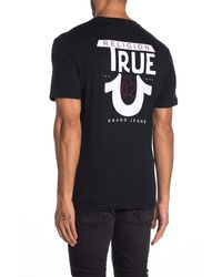 True Religion - Logo TR Short Sleeve Crewneck Tee T-Shirt - Lyst