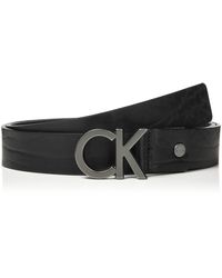 Calvin Klein Casual Ck Adj. Buckle Belt Ceinture - Noir