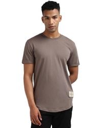 Calvin Klein - Jeans Badge Turn Up Sleeve J30j323482 - Lyst