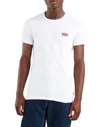 Levi's - 2-Pack Crewneck Graphic Tee T-Shirt Chesthit White / Dress Blues - Lyst