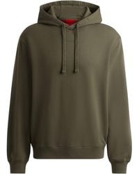 HUGO - Sweatshirt Hoodie mit Stack Logo - Lyst