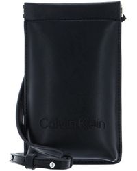 Calvin Klein - CK Set Phone Crossbody Bag Black - Lyst