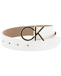 Calvin Klein - RE-Lock Logo Belt 30MM Grtel - Lyst