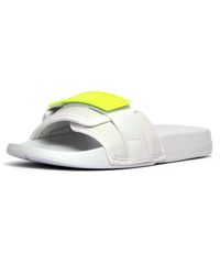 Fitflop - Iqushion Adjustable Water Resistant Slides S - Lyst