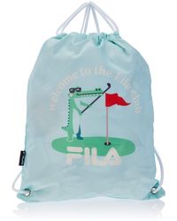 Fila - Brakpan Club Small Sport Drawstring Backpack Green-One Size - Lyst