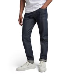 G-Star RAW - 3301 Slim Selvedge Jeans Uomo - Lyst