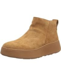 Fitflop - F-mode Suede Ankle Boot - Lyst