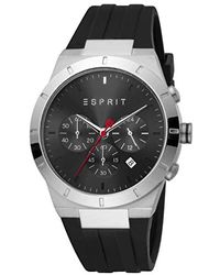Esprit Montre Chrono Sport de couleur Argent ,Cadran Noir - Multicolore