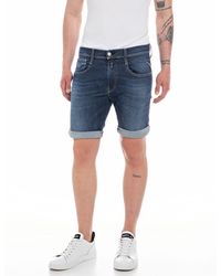 Replay - New Anbass Jeans-Shorts - Lyst