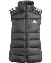 adidas - Essentials 3-stripes Light Down Vest - Lyst