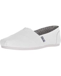 skechers espadrilles mujer blanco