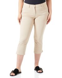 Gerry Weber - 3/4 Jeans BEST4ME mit Saumschlitzen unifarben 3/4 Länge Caramel 38 - Lyst
