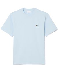 Lacoste - T-Shirt Erwachsene in hell_blau - Lyst