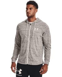 Under Armour - Armour Rival Full Zip Hoodie - Lyst