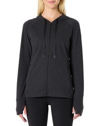 Amazon Essentials - Giacca da Allenamento Morbida Elasticizzata ad Alte Prestazioni con Cappuccio e Zip Integrale Donna - Lyst