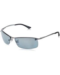 Ray Ban Top Bar Rb3183 Sunglasses In Black For Men Lyst