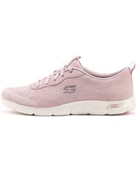 Skechers - Arch Fit Refine Don't Go S Trainers 6 Uk Mauve - Lyst