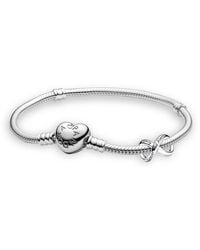 PANDORA - Armband Starter-Set Silber Für Immer & Ewig 28922-20 20 cm - Lyst