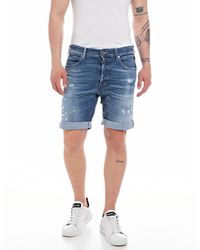 Replay - Jeans Shorts RBJ 901 Tapered-Fit Aged - Lyst