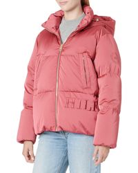 Tommy Hilfiger - Sateen Down Hooded Jacket Down Jackets - Lyst