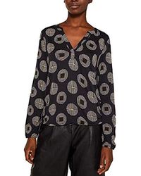 Esprit Camisa Manga Larga para Mujer - Negro