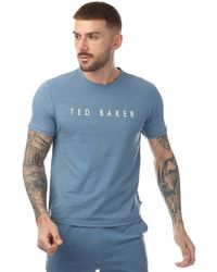 Ted Baker - T- Shirt In Blue - Lyst