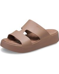 Crocs™ - Getaway Platform H-strap Slide Sandal - Lyst