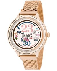 Liu Jo - Jeans Digital Smartwatch Uhr mit Edelstahl Armband SWLJ050 - Lyst