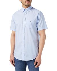 GANT - The Broadcloth Reg Ss Bd Casual Shirt - Lyst