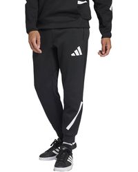 adidas - New Z.N.E. Hose Black/White XL - Lyst