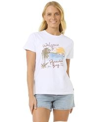 Rip Curl - Standard Fit Short Sleeve Crew T-shirt - Lyst