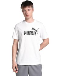 PUMA - T-Shirts mit normaler Passform - Lyst